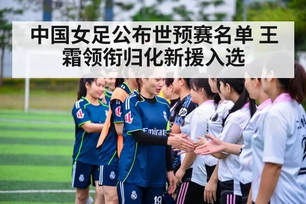 中国女足公布世预赛名单 王霜领衔归化新援入选